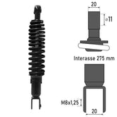 Ammortizzatore Posteriore MALAGUTI/MBK/YAMAHA 50cc